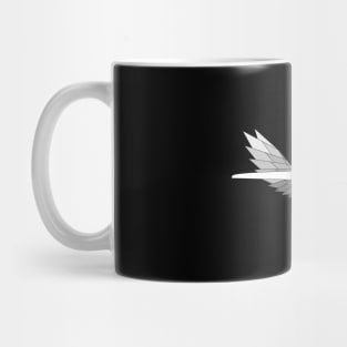 Glider Solaring Among the Eagle Design Mug